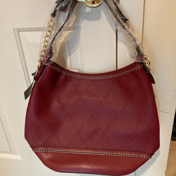 Charming Charlie Purse Burgundy Brand New
